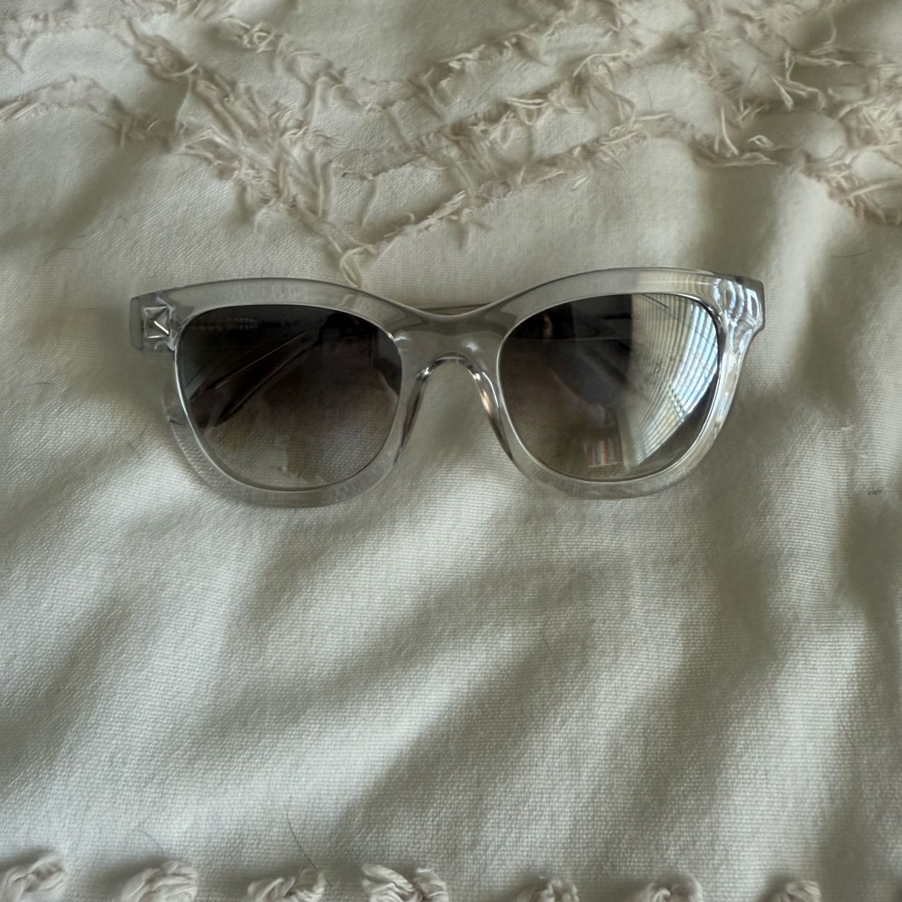 Valentino Clear Cateye Sunglasses